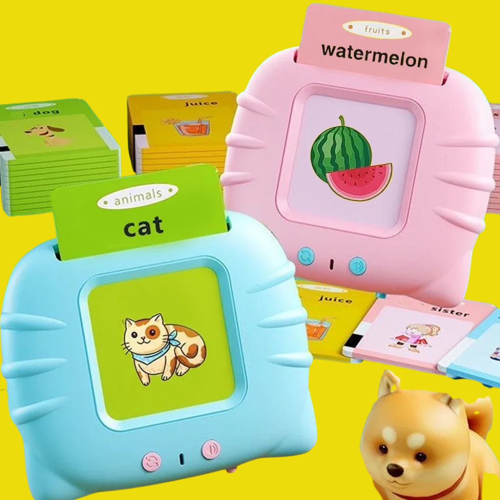 NileSands Bilingual Talking Flash Cards for Kids (English/ Spanish)