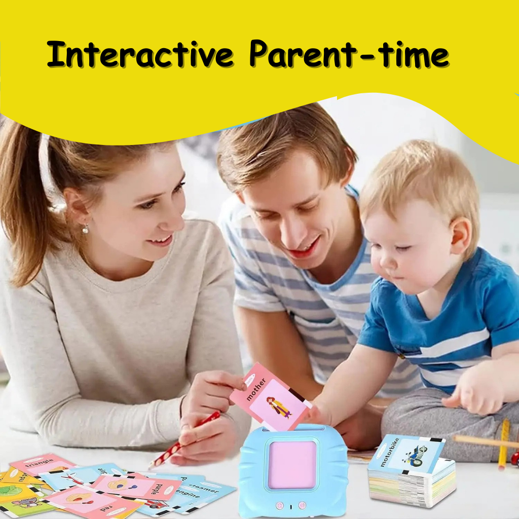 NileSands Bilingual Talking Flash Cards for Kids (English/ Spanish)