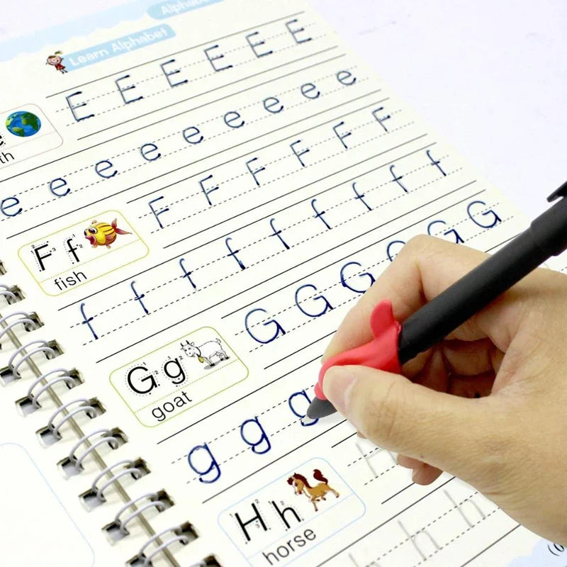 NileSands Reusable Grooved Handwriting Workbook for Kids
