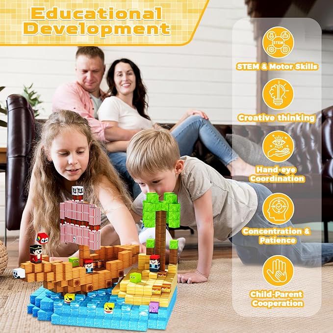 NileSands STEM Magnetic Building Block