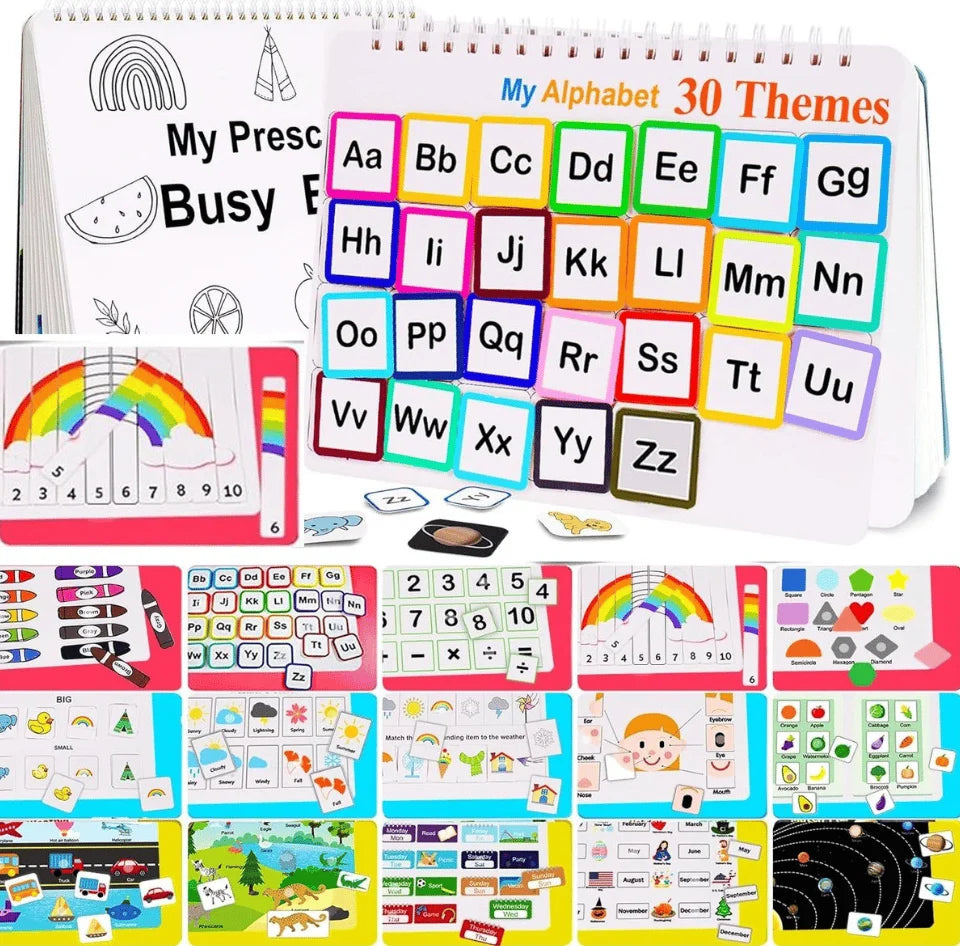 NileSands Preschool Busy Workbook for Kids 2-10