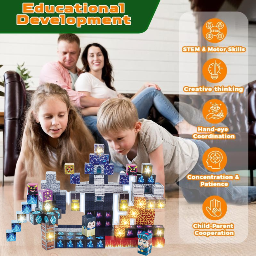 NileSands STEM Magnetic Building Block - Lighting Series