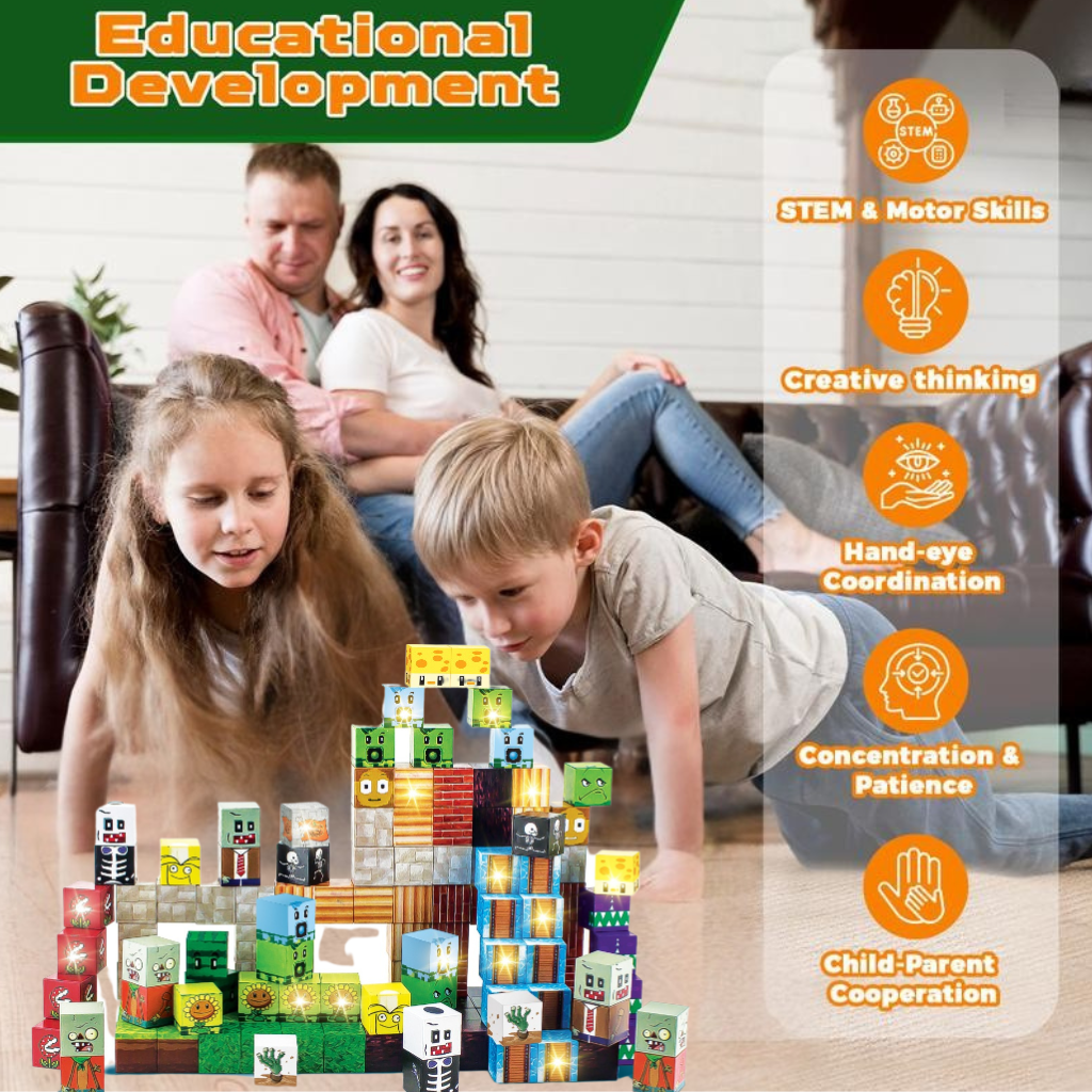 NileSands STEM Magnetic Building Block - Lighting Series
