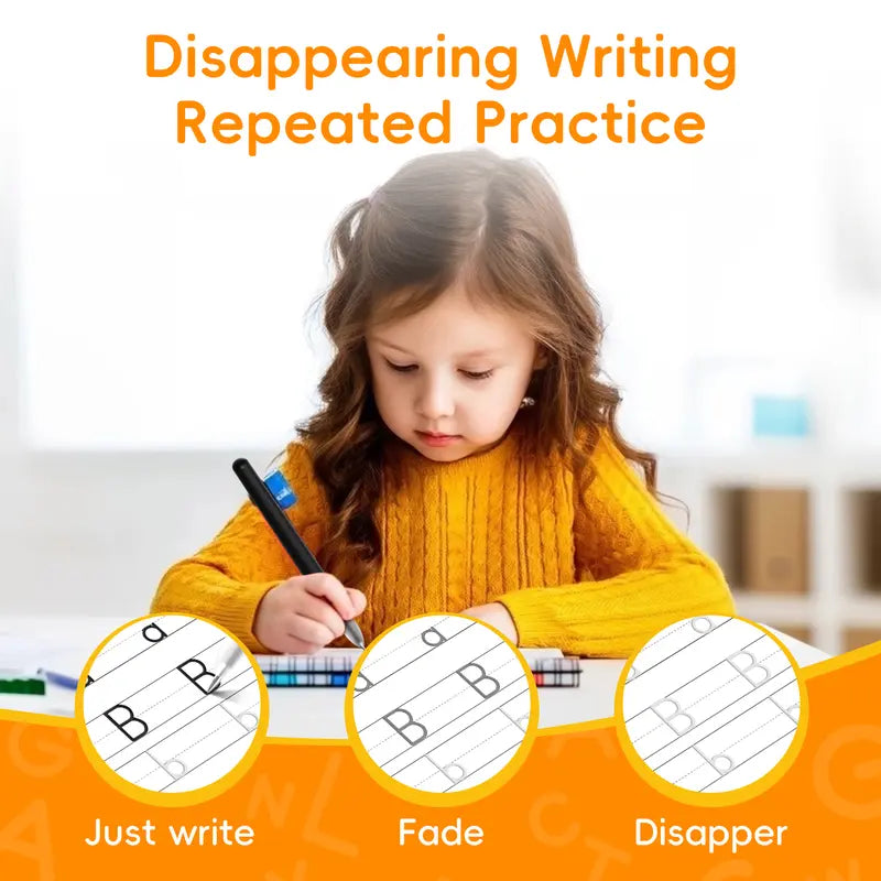NileSands Reusable Grooved Handwriting Workbook for Kids